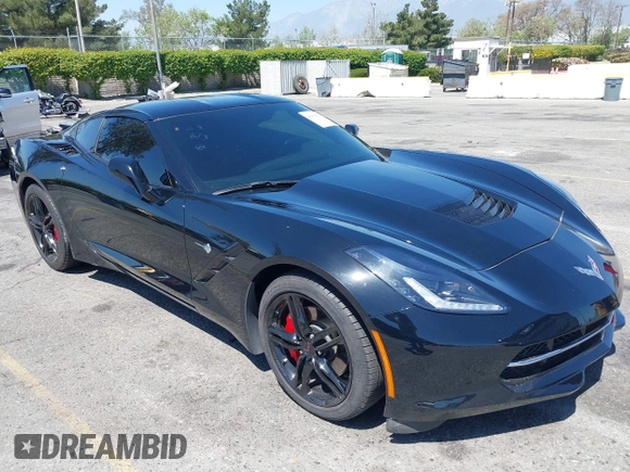 2016 Chevrolet Corvette 1LT with VIN 1G1YB2D70G5119852, listed as a IAAI auction lot 41819012 with 42,040 mi miles. Bid and sale history available at carsss.com. Image 1.