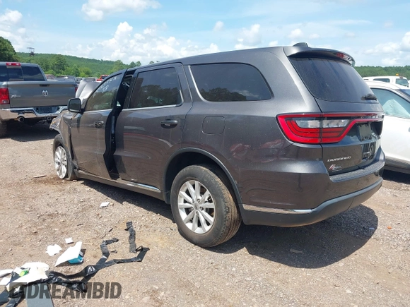 2020 Dodge Durango Pursuit with VIN 1C4RDJFG8LC443280, listed as a IAAI auction lot 42394332 with Not provided miles and . Bid and sale history available at DreamBid. Image 3.