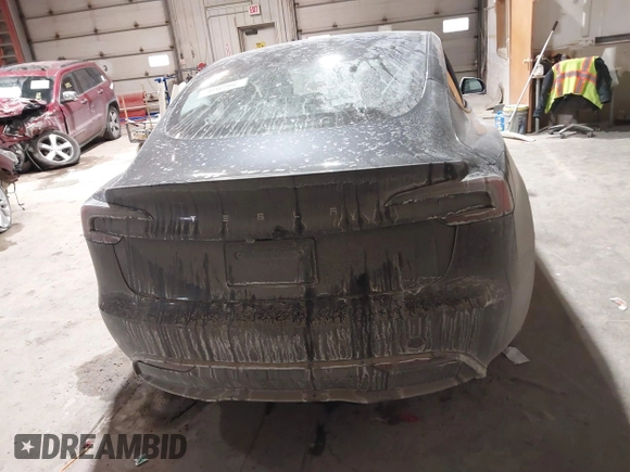 2025 Tesla Model 3 Long Range with VIN 5YJ3E1EA4SF913869, listed as a IAAI auction lot 41416608 with 1,141 mi miles and . Bid and sale history available at DreamBid. Image 16.