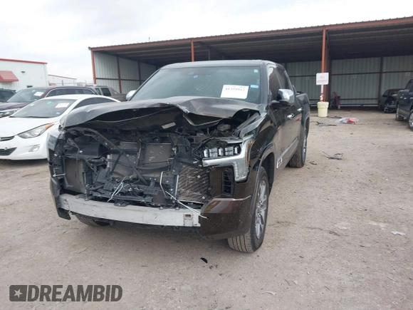 2023 Toyota Tundra 1794 Edition with VIN 5TFMA5AB1PX021419, listed as a IAAI auction lot 41359917 with 41,258 mi miles and . Bid and sale history available at DreamBid. Image 6.