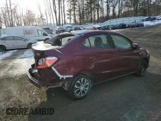 2024 Mitsubishi Mirage G4 ES with VIN ML32FUFJ6RHF05690, listed as a Copart auction lot 89259155 with 8,427 mi miles and Salvage Title. Bid and sale history available at carsss.com. Image 3.