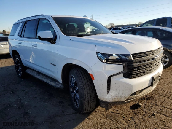 2023 Chevrolet Tahoe RST with VIN 1GNSKRKD9PR164562, listed as a Copart auction lot 43188604 with 34,154 mi miles. Bid and sale history available at carsss.com. Image 4.