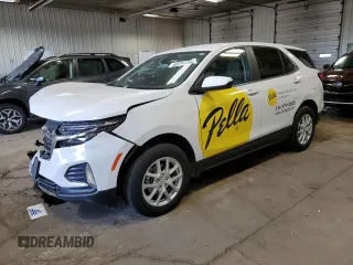 2022 Chevrolet Equinox LT with VIN 3GNAXUEV1NL309442, listed as a Copart auction lot 60874135 with 46,203 mi miles and Non repairable. Bid and sale history available at DreamBid. Image 1.