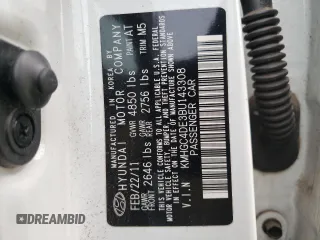 2011 Hyundai Genesis with VIN KMHGC4DE3BU143308, listed as a Copart auction lot 51416025 with 98,377 mi miles and Salvage Title. Bid and sale history available at carsss.com. Image 14.