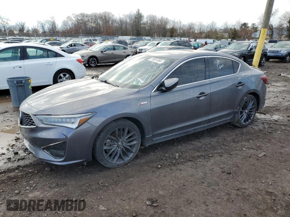 2020 Acura ILX w/Premium/A-SPEC Pkg with VIN 19UDE2F83LA005558, listed as a Copart auction lot 70951894 with 44,913 mi miles and Salvage Title. Bid and sale history available at carsss.com. Image 1.