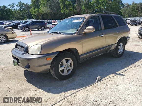 2004 Hyundai Santa Fe GLS z VIN KM8SC13E14U618502, wystawiony jako Copart lot #58607145 z przebiegiem 160 672 mil mil oraz Szkoda całkowita • Salvage title. Historia ofert i sprzedaży dostępna na DreamBid. Obrazek 1.