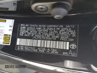 2012 Scion tC z VIN JTKJF5C79C3044194, wystawiony jako Copart lot #59359825 z przebiegiem 158 495 mil mil oraz Szkody całkowita. Historia ofert i sprzedaży dostępna na DreamBid. Obrazek 13.
