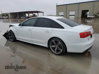 2014 Audi A6 3.0T Prestige with VIN WAUHGAFC9EN113121, listed as a Copart auction lot 80031824 with 106,026 mi miles and Salvage Title. Bid and sale history available at carsss.com. Image 2.