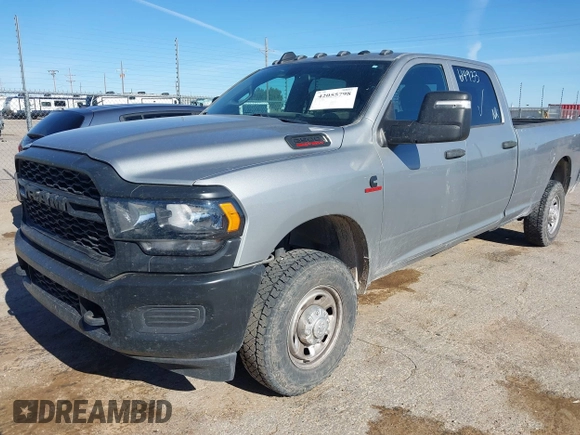 2023 Ram 2500 Tradesman with VIN 3C6UR5HL7PG614933, listed as a IAAI auction lot 42055798 with 67,121 mi miles. Bid and sale history available at carsss.com. Image 2.