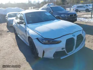 2024 BMW M3 Competition xDrive with VIN WBS43AY04RFT49362, listed as a IAAI auction lot 41691688 with 1 mi miles. Bid and sale history available at carsss.com. Image 13.