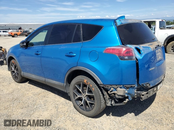 2016 Toyota RAV4 SE with VIN 2T3NFREV4GW264437, listed as a Copart auction lot 58962045 with 110,230 mi miles and Salvage title. Bid and sale history available at DreamBid. Image 2.