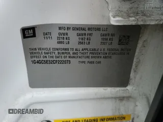 2012 Buick LaCrosse Leather with VIN 1G4GC5E32CF222073, listed as a Copart auction lot 56491105 with 93,203 mi miles and Salvage title. Bid and sale history available at DreamBid. Image 12.