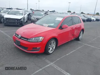 2017 Volkswagen Golf S with VIN 3VW217AU9HM057254, listed as a IAAI auction lot 41934323 with 129,473 mi miles and . Bid and sale history available at DreamBid. Image 2.