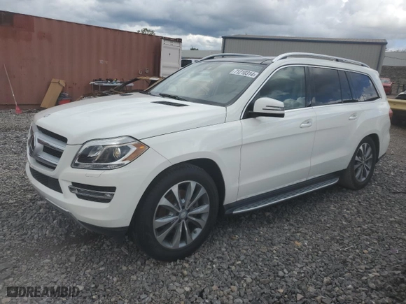 2016 Mercedes-Benz GL with VIN 4JGDF6EE8GA624622, listed as a Copart auction lot 71210314 with 0 mi miles and Salvage Title. Bid and sale history available at carsss.com. Image 1.