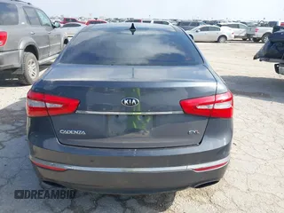 2015 Kia Cadenza Premium with VIN KNALN4D76F5195656, listed as a IAAI auction lot 41803974 with 107,734 mi miles. Bid and sale history available at carsss.com. Image 16.