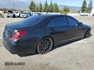 2019 Mercedes-Benz S-Class AMG S 63 with VIN WDDUG8JB3KA449249, listed as a Copart auction lot 47116915 with 60,756 mi miles and Salvage Title. Bid and sale history available at carsss.com. Image 3.