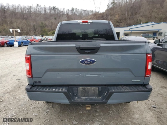 2019 Ford F-150 XL with VIN 1FTEW1EP5KKD62994, listed as a Copart auction lot 43589865 with 150,827 mi miles and Salvage Title. Bid and sale history available at carsss.com. Image 6.