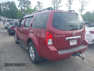 2008 Nissan Pathfinder LE with VIN 5N1AR18U38C632388, listed as a IAAI auction lot 42252546 with 256,995 mi miles and . Bid and sale history available at DreamBid. Image 3.
