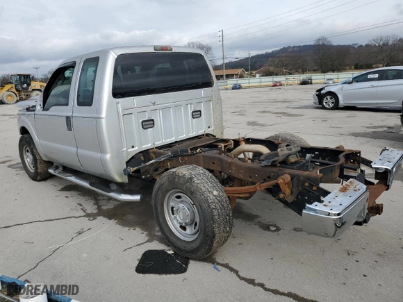 2011 Ford Super Duty F-250 SRW XL with VIN 1FT7X2A68BEA83904, listed as a Copart auction lot 84274634 with 297,487 mi miles and Salvage Title. Bid and sale history available at carsss.com. Image 2.