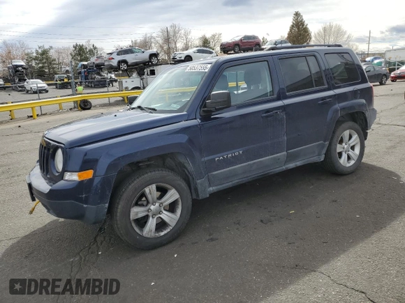 2013 Jeep Patriot Sport with VIN 1C4NJRBBXDD101003, listed as a Copart auction lot 50537555 with 130,940 mi miles and Salvage Title. Bid and sale history available at DreamBid. Image 1.