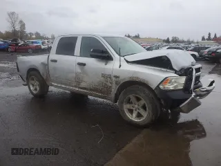 2015 Ram 1500 Tradesman with VIN 1C6RR7KT8FS503034, listed as a Copart auction lot 80036014 with Not provided miles and Salvage title. Bid and sale history available at DreamBid. Image 4.