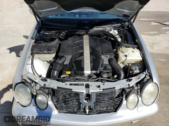 2003 Mercedes-Benz CLK 4.3L with VIN WDBLK70G13T132778, listed as a Copart auction lot 47026765 with 127,963 mi miles and Salvage Title. Bid and sale history available at carsss.com. Image 11.