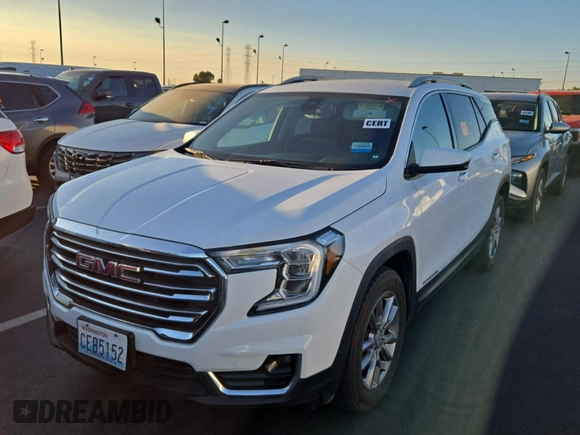 2022 GMC Terrain SLT with VIN 3GKALVEV2NL161509, listed as a IAAI auction lot 42678007 with 55,419 mi miles and . Bid and sale history available at DreamBid. Image 19.