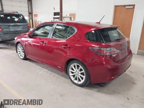 2011 Lexus CT 200h z VIN JTHKD5BH6B2042420, wystawiony jako IAAI lot #41700918 z przebiegiem 131 348 mil mil oraz . Historia ofert i sprzedaży dostępna na DreamBid. Obrazek 3.