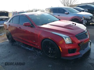 2016 Cadillac ATS-V with VIN 1G6AN5RY1G0120446, listed as a IAAI auction lot 41337776 with 97,502 mi miles. Bid and sale history available at carsss.com. Image 1.