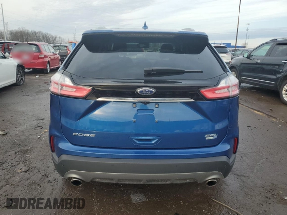 2020 Ford Edge SEL with VIN 2FMPK4J95LBA68600, listed as a Copart auction lot 51328365 with 59,841 mi miles and Salvage Title. Bid and sale history available at carsss.com. Image 6.