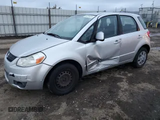 2007 Suzuki SX4 with VIN JS2YA411775100842, listed as a Copart auction lot 84701624 with 131,717 mi miles and Salvage Title. Bid and sale history available at carsss.com. Image 1.