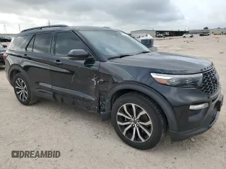 2020 Ford Explorer ST with VIN 1FM5K8GC1LGA80124, listed as a Copart auction lot 54865575 with 95,477 mi miles and Salvage Title. Bid and sale history available at carsss.com. Image 4.