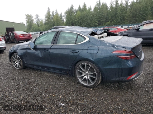 2023 Genesis G70 2.0T with VIN KMTG34TA2PU123742, listed as a Copart auction lot 58624065 with 41,929 mi miles and Salvage title. Bid and sale history available at DreamBid. Image 2.