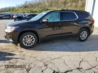 2019 Chevrolet Traverse LT Cloth z VIN 1GNEVGKWXKJ193165, wystawiony jako Copart lot #53500995 z przebiegiem Nie podano mil oraz Szkoda całkowita • Salvage title. Historia ofert i sprzedaży dostępna na DreamBid. Obrazek 1.