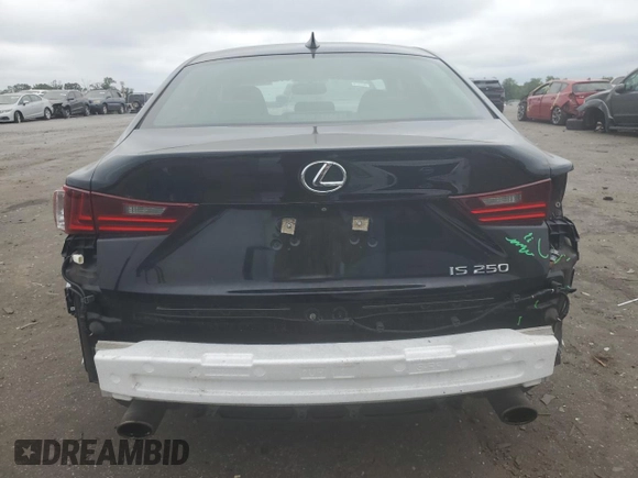2015 Lexus IS 250 with VIN JTHBF1D26F5050923, listed as a Copart auction lot 62883455 with 89,860 mi miles and Salvage title. Bid and sale history available at DreamBid. Image 6.