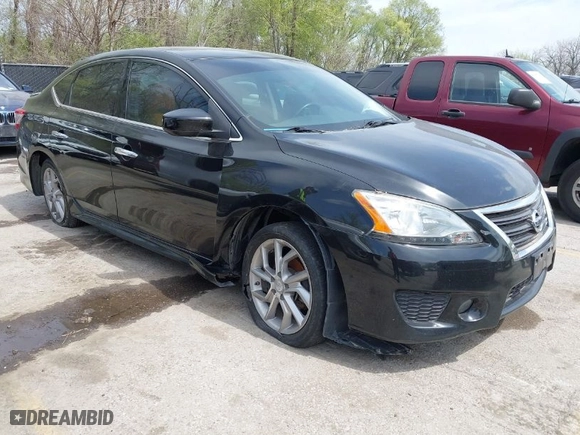 2014 Nissan Sentra SV with VIN 3N1AB7AP9EY298826, listed as a IAAI auction lot 42003429 with 97,835 mi miles. Bid and sale history available at carsss.com. Image 1.
