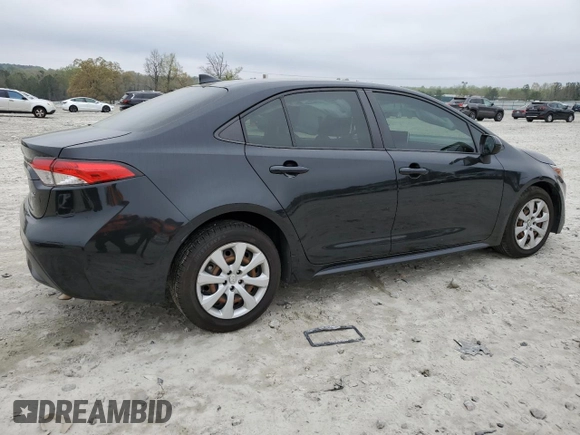 2021 Toyota Corolla LE with VIN JTDEPMAEXMJ154556, listed as a Copart auction lot 51620095 with 179,738 mi miles and Salvage Title. Bid and sale history available at carsss.com. Image 3.