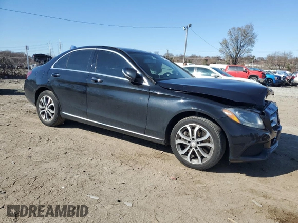 2016 Mercedes-Benz C 300 Luxury with VIN 55SWF4KB0GU105811, listed as a Copart auction lot 50786015 with 121,280 mi miles and Salvage Title. Bid and sale history available at carsss.com. Image 4.