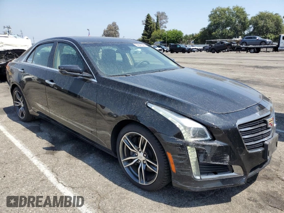 2019 Cadillac CTS Luxury RWD with VIN 1G6AR5SX1K0147998, listed as a Copart auction lot 59641595 with 37,636 mi miles and Clean title. Bid and sale history available at DreamBid. Image 4.