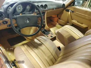 1985 Mercedes-Benz SL with VIN WDBBA45C9FA020491, listed as a Copart auction lot 83799374 with 57,321 mi miles and Clean title. Bid and sale history available at DreamBid. Image 8.