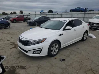 2015 Kia Optima LX with VIN KNAGM4A74F5644650, listed as a Copart auction lot 47653235 with 129,015 mi miles and Salvage Title. Bid and sale history available at carsss.com. Image 1.