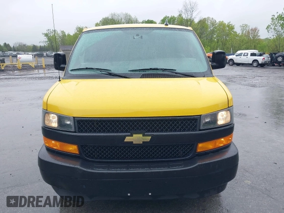 2021 Chevrolet Express Cargo with VIN 1GCWGAFP8M1175127, listed as a IAAI auction lot 42202604 with 48,768 mi miles and . Bid and sale history available at DreamBid. Image 12.