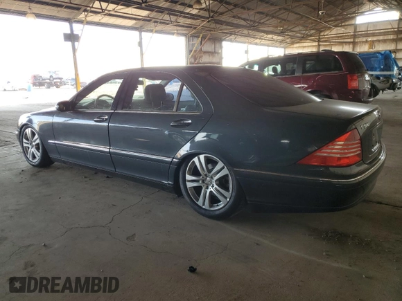 2004 Mercedes-Benz S-Class with VIN WDBNG75JX4A411979, listed as a Copart auction lot 83473264 with 0 mi miles and Clean Title. Bid and sale history available at carsss.com. Image 2.
