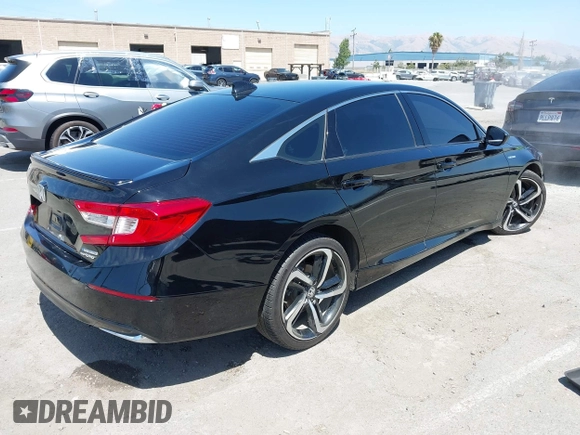2022 Honda Accord Sport with VIN 1HGCV3F28NA034845, listed as a IAAI auction lot 42462260 with 69,163 mi miles and . Bid and sale history available at DreamBid. Image 4.