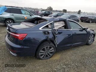 2019 Audi A6 Premium with VIN WAUD8AF25KN132313, listed as a Copart auction lot 83855514 with 0 mi miles and Salvage Title. Bid and sale history available at carsss.com. Image 3.