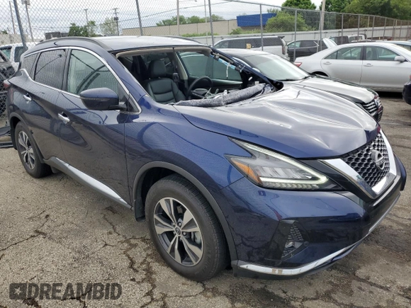 2023 Nissan Murano SV с VIN 5N1AZ2BS2PC139474, выставлен на аукционе Copart как лот 56922365 с пробегом 28 440 миль миль и Списание • Salvage title. История ставок и продаж доступна на DreamBid. Изображение 4.