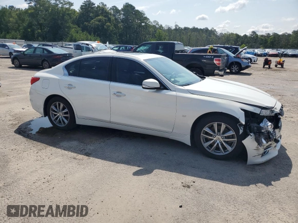 2014 Infiniti Q50 Sport with VIN JN1BV7AR2EM693415, listed as a Copart auction lot 59923525 with 202,658 mi miles and Clean title. Bid and sale history available at DreamBid. Image 4.
