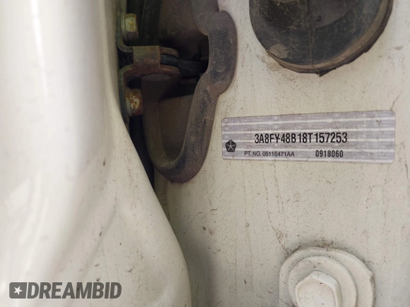 2008 Chrysler PT Cruiser с VIN 3A8FY48B18T157253, выставлен на аукционе IAAI как лот 42681445 с пробегом 101 843 миль миль и . История ставок и продаж доступна на DreamBid. Изображение 9.
