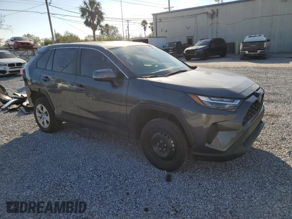 2024 Toyota RAV4 LE with VIN 2T3K1RFV3RC293044, listed as a Copart auction lot 43528605 with 3,877 mi miles and Salvage Title. Bid and sale history available at carsss.com. Image 4.