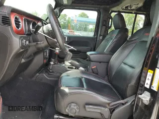 2018 Jeep Wrangler Unlimited Rubicon with VIN 1C4HJXFG8JW232955, listed as a Copart auction lot 49898225 with 22,717 mi miles and Salvage title. Bid and sale history available at DreamBid. Image 7.